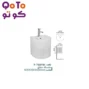 مغسلة نصف برميل ابيض مزخرفة موديل QOTO P-7084W