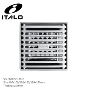 صفاية شبك 15×15 كروم 3010