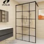 قاطع زجاج WA-M710-21LG مقسم باطارات المونيوم اسود 220*1م سماكة 8 مل
