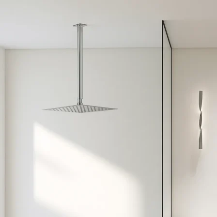 ماسورة سيدا مربع كروم 30سم موديل 55005