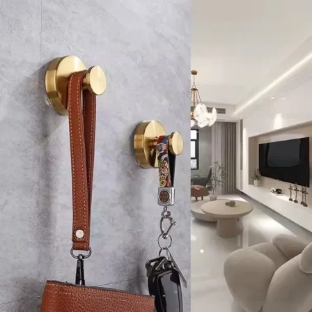 علاقة شنكار مدور ذهبي مطفي  3-811