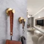 علاقة شنكار مدور ذهبي مطفي  3-811