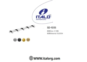 علاقة ملابس هوك 5 هوك ذهبي موديل ايطالو 5-1035