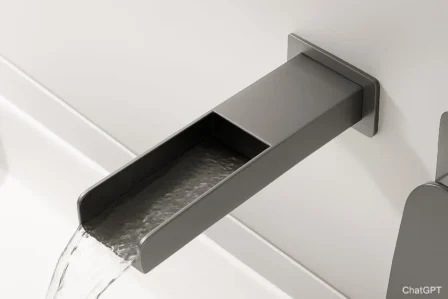 صباب شلال خط واحد عرض 5 سم رمادي  37021GH