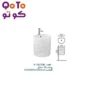 مغسلة نصف برميل أبيض مزخرفة موديل QOTO P-7075W