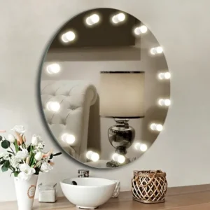 مرايا ليد ديكور80*80 مدور 4مم موديل MDY035