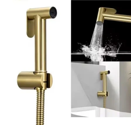 1136 شطاف نحاس مدور ذهبي مطفي K014