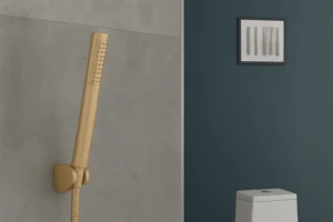 4450 سماعة دش رفيع مدور ذهبي موديل HS-81G