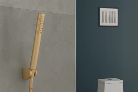 4450 سماعة دش رفيع مدور ذهبي موديل HS-81G