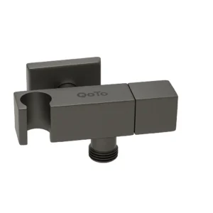 محبس زواية نحاس مع حامل مربع رمادي H057