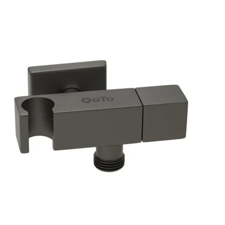 محبس زواية نحاس مع حامل مربع رمادي H057