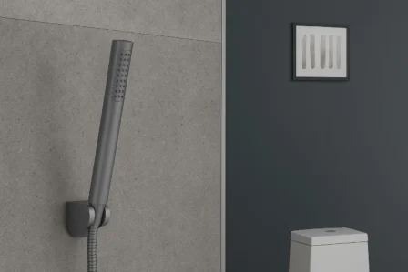 4449 سماعة دش رفيع مدور رمادي موديل HS-81QH