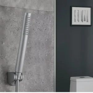 4447 سماعة دش رفيع مدور كروم مطفي  موديل HS-81MC